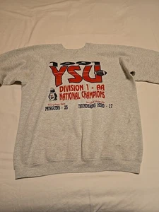1991 YSU Division 1-AA National Champions Sweatshirt XL grau - Bild 1 von 11