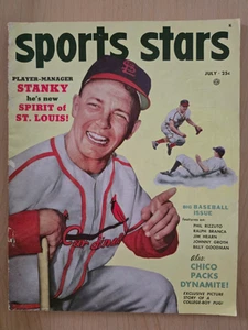Sports Stars Magazine - July 1953 - Eddie Stanky Cover E - Picture 1 of 3