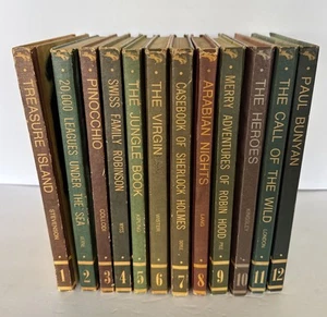 Educator Classic Library Complete Volumes 1 thru 12 1968 Hardcover Books Vintage - Picture 1 of 19