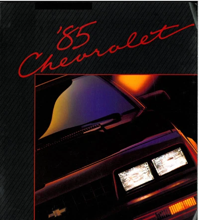 1985 Chevrolet Line Sales Brochure Camaro Caprice Z28 Citation Celebrity Foto 1 de 1