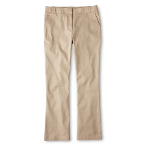 Izod Approved Schoolwear Stretch Twill Skinny Girls Bootcut Pants, Adj Waist - Picture 1 of 8
