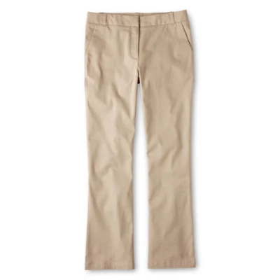 Izod Approved Schoolwear  Stretch Twill  Skinny Girls Bootcut Pants, Adj Waist - Image 1 of 4