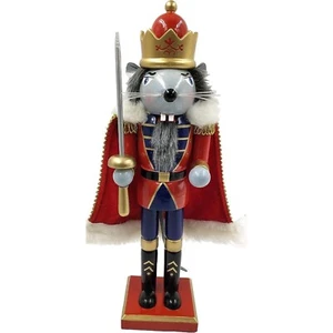 Santa's Workshop 14" Mouse King Nutcracker, RED - Picture 1 of 1