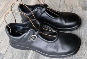 Josef Seibel Schuhe 40 Mary Jane Clogs Halbschuhe weiches schwarzes Leder - Bild 1 von 6