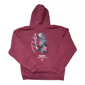 Primitive Skateboarding x Naruto Shippuden Itachi Sharingan Hoodie kastanienbraun Herren M - Bild 1 von 13