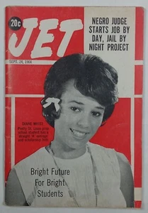 Diane White Jail Project Negro Era Black History Vtg Jet Magazine Sept. 24, 1964 - Picture 1 of 2