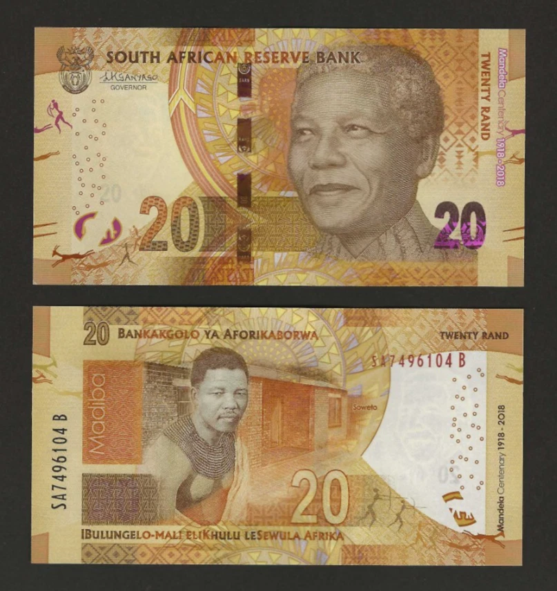 SOUTH AFRICA 20 Rand 2018, P-144, Nelson Mandela Commemorative, UNC, Scarce Now - Image 1 of 1