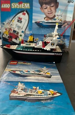 LEGO SYSTEM 4012 MOTOSCAFO DELLA POLIZIA DEL 1996 - Immagine 1 di 4