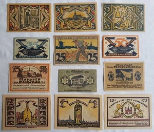 12x Gutschein Quakenbrück Twistringen Stolzenau Dahlenburg Osterholz Notgeld - Bild 1 von 2