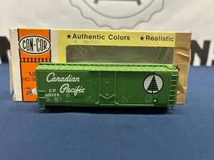 Con-Cor HO Canadian Pacific #60099 40’ Plug Door Box Car - Picture 1 of 5