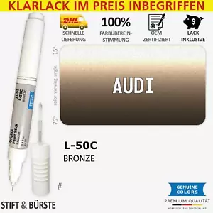 Felge L 50C BRONZE #N A Lackstift für AUDI # Kratzer Stift Lackreparatur Origin - Bild 1 von 3