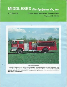 Fire Equipment Brochure - Middlesex - Product Line Customer Examples (DB406) - Bild 1 von 1
