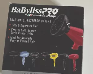 BABYLISS PRO Snap-On Diffuser for Mid-Size Dryers -- BABDF2, adds body & volume - Picture 1 of 8