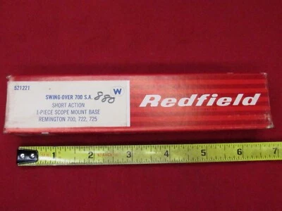 Vintage Redfield Swingover 1 Piece Scope Base - Remington 700 722 725 SA  - Image 1 of 3