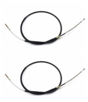 VW Golf MK3 Vento (1992-1995) German Pair Rear Handbrake Cables | Drum Brakes  - Image 1 of 2