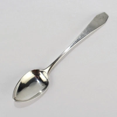 Moneda Federal Isaac Hutton Cuchara Extremo Ataúd Plata - Albany NY 1790-1810. Foto 1 de 4