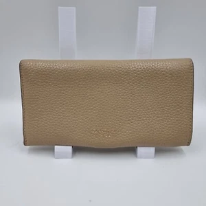 Oroton Avalon Fawn Genuine Leather Soft Fold 12 Card Wallet Purse Clutch - Picture 1 of 10