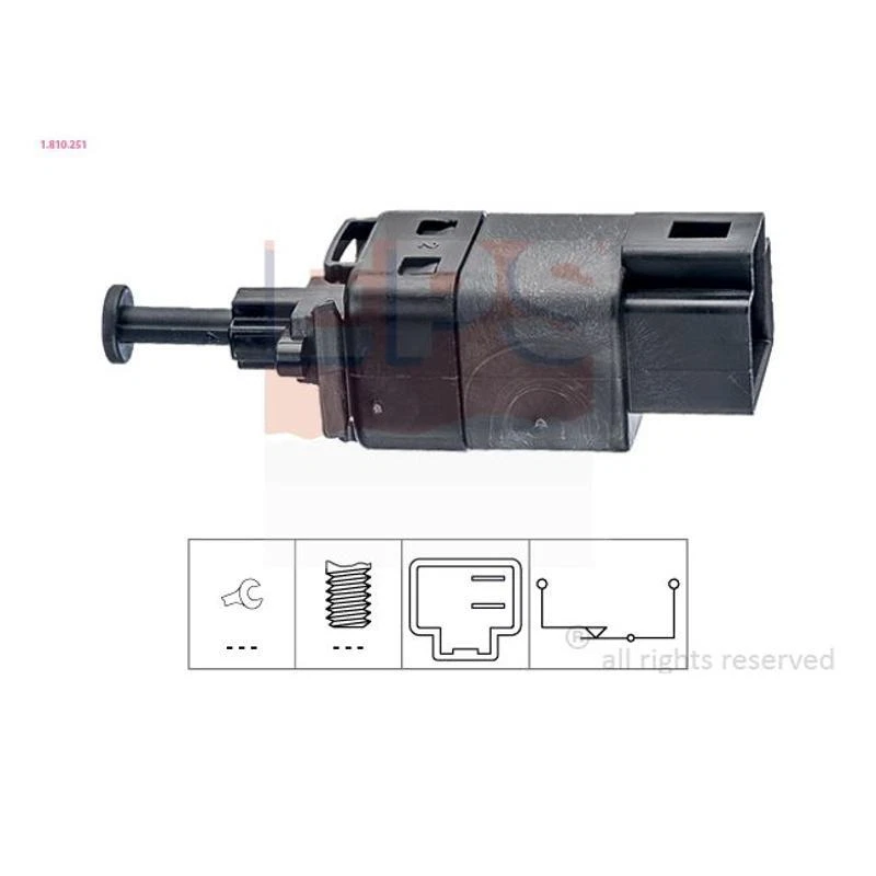 Eps 1.810.251 Interruptor de Luz Freno para Daewoo Kalos Chevrolet Aveo / - Imagen 1 de 1