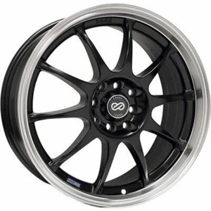 Enkei J10 16x7 5x100/114.3 38mm Offset 72.62mm Bore Matte Black Wheel - Picture 1 of 4