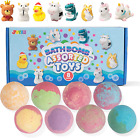 JOYIN Bath Bombs for Kids with Assorted Animal Toys 8 Pack Bubble Bath Bombs