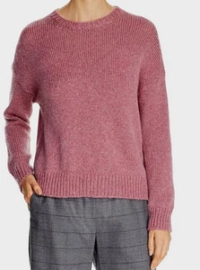 XL (UVP 398 $) EILEEN FISHER WOLLMISCHUNG RUNDHALSAUSSCHNITT PULLOVER DAMENPULLOVER, ROSE - Bild 1 von 6