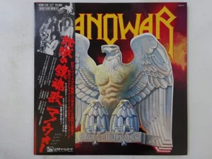 Manowar Battle Hymns Liberty K28P 270 Japan VINYL LP OBI - Bild 1 von 3