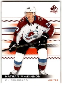 2019-20 SP Authentic Limited Red Nathan MacKinnon #97 Colorado Avalanche - Picture 1 of 2