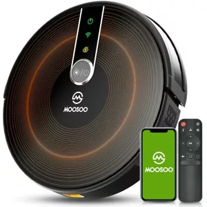 Moosoo RT50 Robot Vacuum Cleaner Quiet Super Thin 2200Pa Suction Wi-Fi Connected - Picture 1 of 9