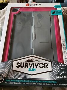 GRIFFIN SURVIVOR SLIM for iPad Air 2 Pro 9.7 (PINK and Gray) NEW