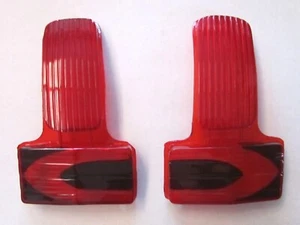 1941 Mdls.41 & 46 BUICK NEW PAIR TAILIGHT LENS 1942 1948 1949 Specials - Picture 1 of 2