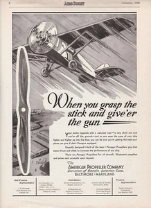 1930 American Propeller Co. Aircraft Ad 6/4/2025a - Picture 1 of 1
