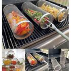 3X(2PCS Stainless Barbecue Basket Cooking Grill Grate Outdoor BBQ Campfire Grid