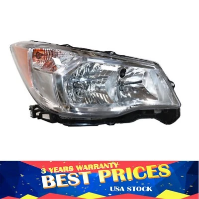 For Forester Subaru 2014-2016 RH Passenger Side Right Headlamp Halogen Headlight Foto 1 de 4