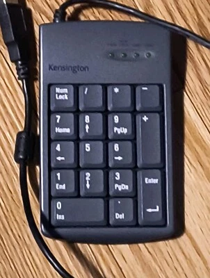 Kensington 33006 Wired Keyboard Number Pad. Tested - Image 1 of 4