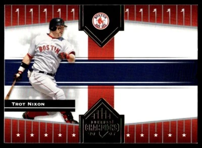 2005 Donruss Champions Baseball Card Trot Nixon Boston Red Sox #231 - Image 1 of 2