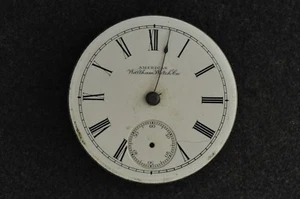 VINTAGE 18 SIZE GRADE 84 WALTHAM POCKET WATCH MOVEMENT - NOT RUNNING - Picture 1 of 2