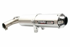 Trinity Brushed Stage 5 Slip On Exhaust Pipe Yamaha YXZ 1000R YXZ1000R - Picture 1 of 2
