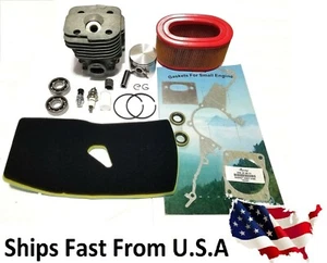 Cylinder Kit 56mm + gasket set + filter for Husqvarna K950 Replaces 506 15-55 06 - Picture 1 of 4