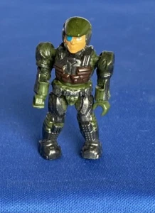 Halo Mini Figure Mega Bloks Minifigure-UNSC Marine Green 96942 UNSC Elephant2011 - Picture 1 of 6