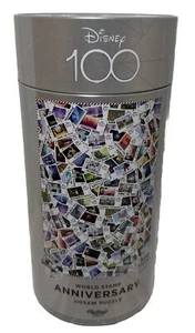 Rompecabezas de estampillas de Disney World 500 piezas, juegos de Ridley, 100 aniversario NUEVO - Imagen 1 de 3