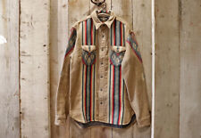 Unused RRL Ralph Lauren Native Chimayo Flannel Blanket Shirt Jacket Size S