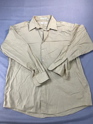 Camisa Joseph Abboud Para Hombre 17 36 Tostada Manga Larga Algodón Egipcio Abotonada Foto 1 de 4