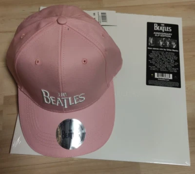 THE BEATLES (WHITE ALBUM) Doppelvinyl Plus Gratis Beatles Cap Rosé Neu - Bild 1 von 4