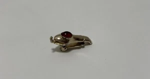 Vintage Coro Silver Slug Insect Brooch Signed Cocktail Chic MCM Jewel - Bild 1 von 3