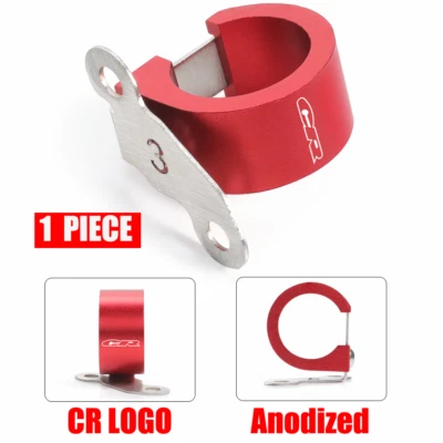 Soporte de abrazadera de guía de cable de manguera de freno trasero para HONDA CR125R CR250R 1998-2007 Foto 1 de 4