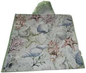 Coastal Tote Bag ~ AQUATIC SEALIFE ~ 19" x 18" x 7" - Picture 1 of 1