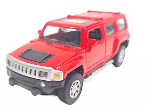 Showcast Hummer H3 2008 Cherry Red 1/43 Scale Diecast Car - Picture 1 of 5