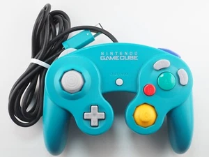 Emerald Blue Nintendo GameCube Controller EXCELLENT CONDITION - Picture 1 of 7