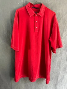 Nike Tiger Woods Dri fit Golf Polo Shirt Mens Size L Red Short Sleeves - Picture 1 of 6