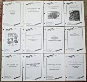 LOT OF 12! Yetter Coulter Attachments Operators & Parts Manuals 2968 2920 2990&& - Picture 1 of 7